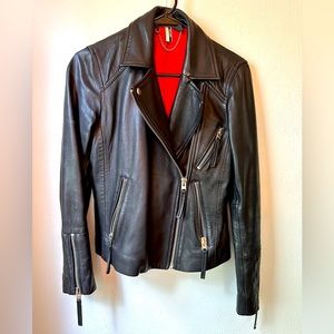 Topshop leather jacket